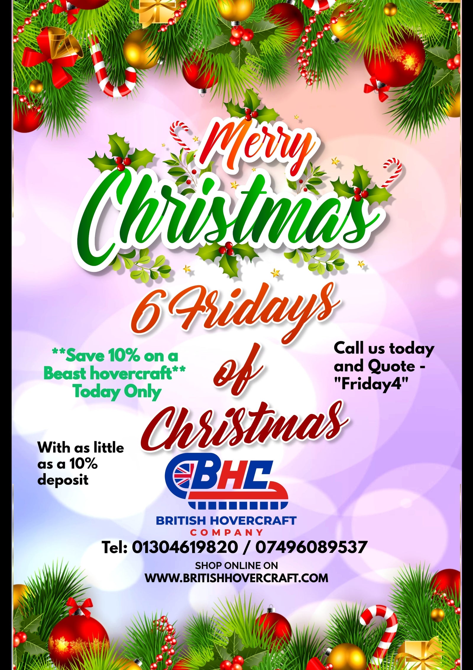 British Hovercraft Company Ltd – Six Fridays of Christmas – The British  Hovercraft Company | British-built Hovercraft Excellence, image size:1600x2265